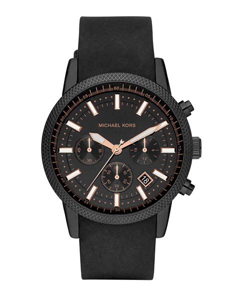 black michael kors|michael kors black watch men.